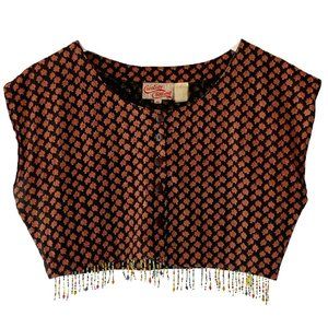 Vintage Beaded Vest from India